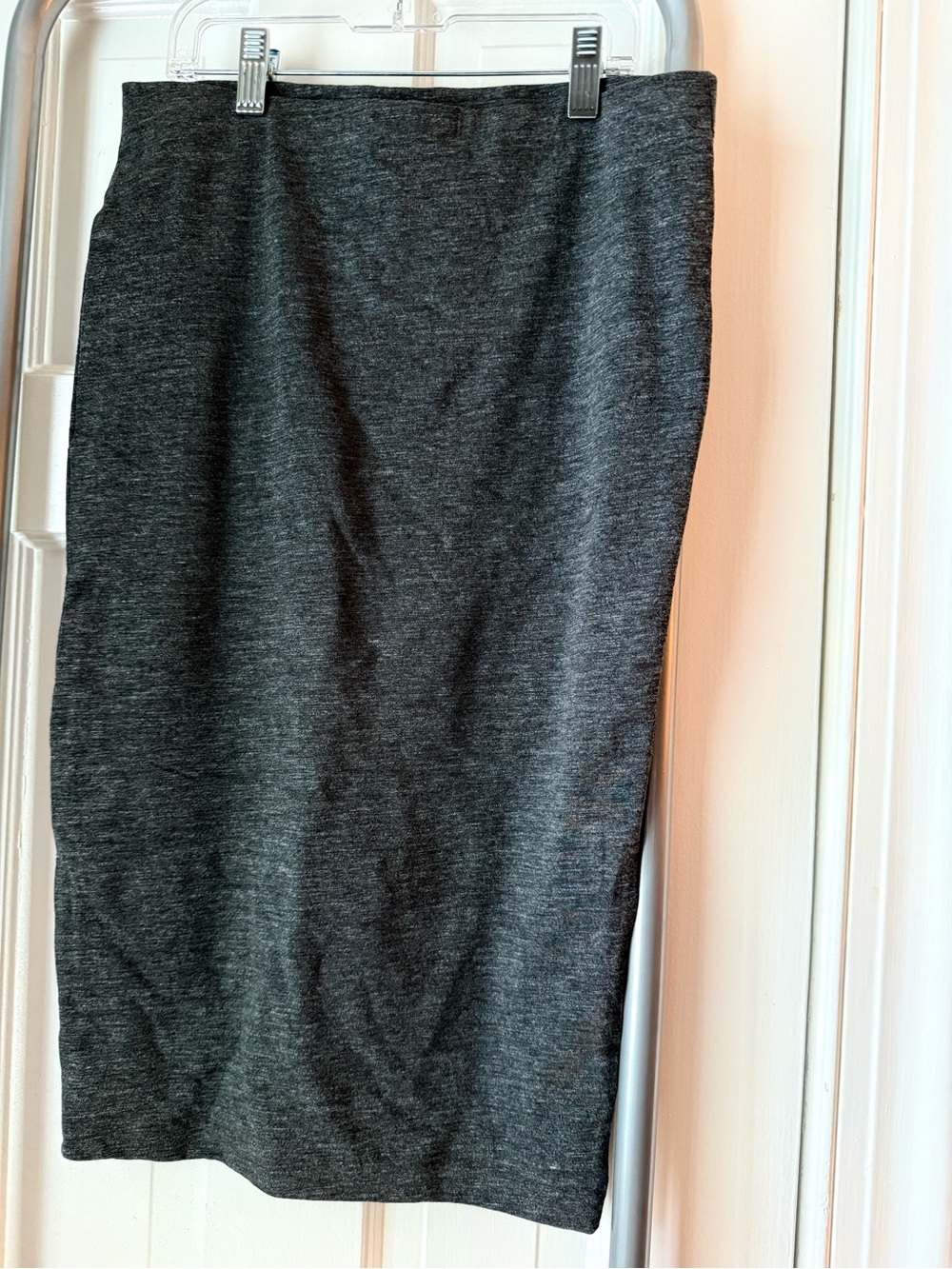 H&M Dark Charcoal Gray Pencil Skirt